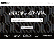 Tablet Screenshot of anii.org.uy